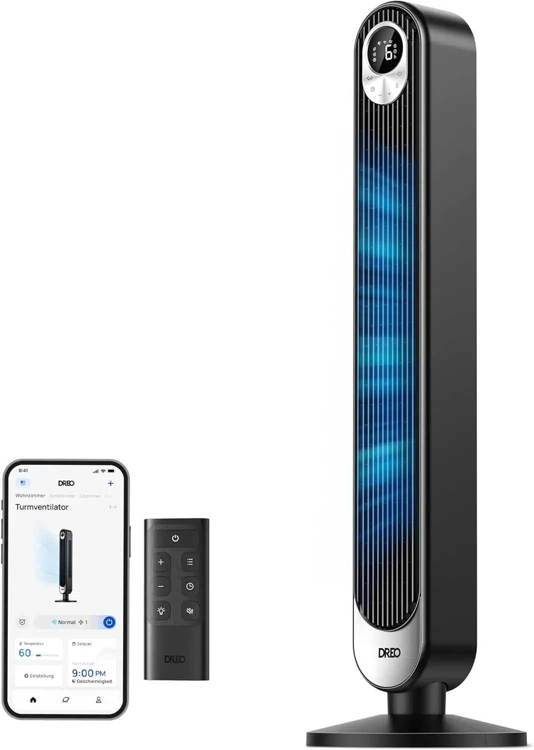 Dreo Cruiser Pro T1S Ventilador Torre Inteligente