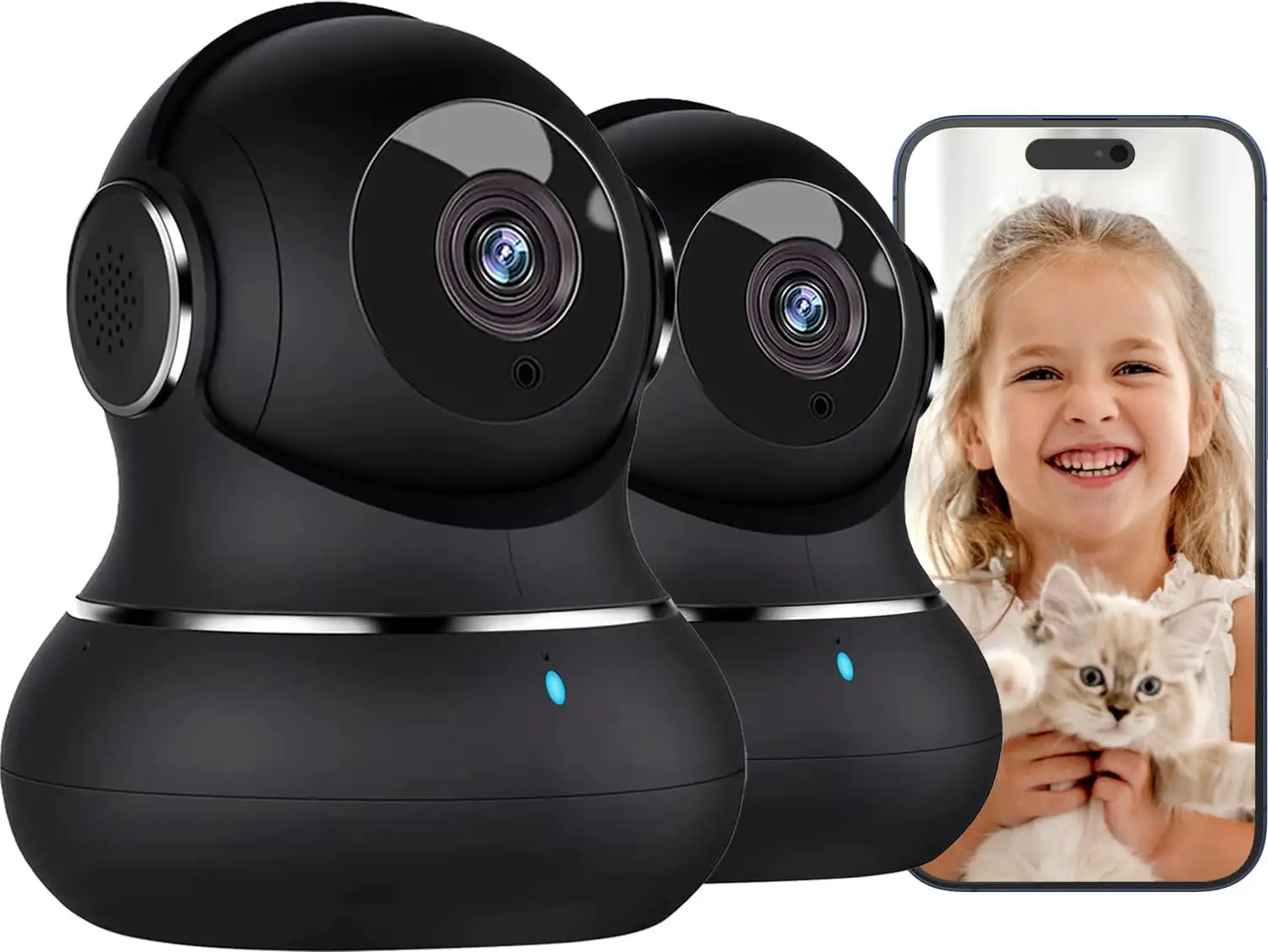 Cámara vigilancia interior litokam 2K WiFi