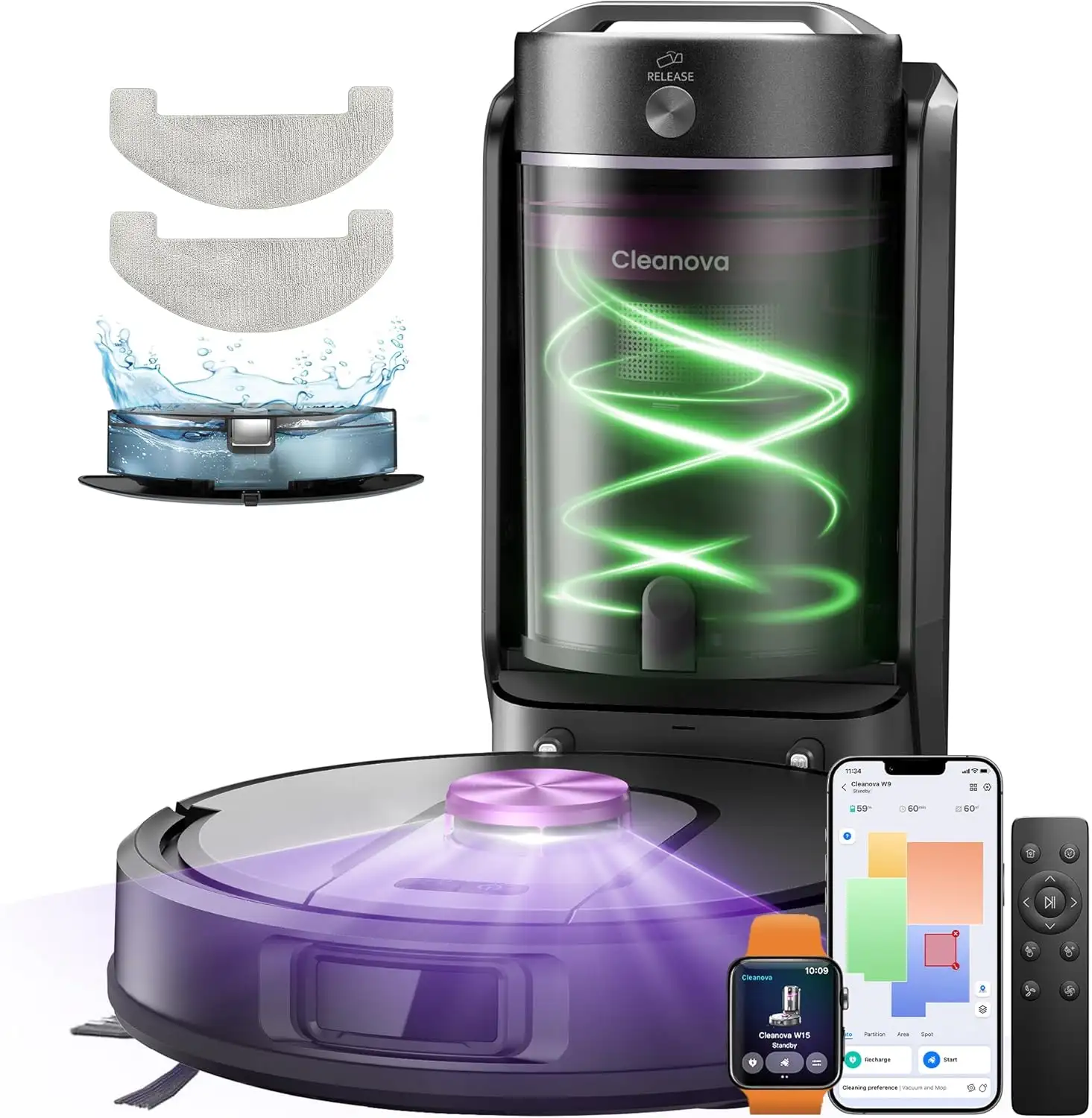 Vexilar W15 Robot Aspirador y Fregasuelos