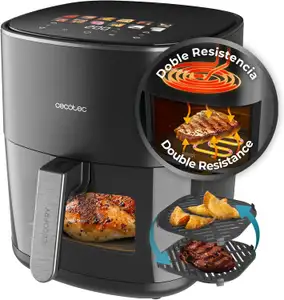 Freidora de Aire Cecotec Cecofry&Grill Duoheat 6500 Plus