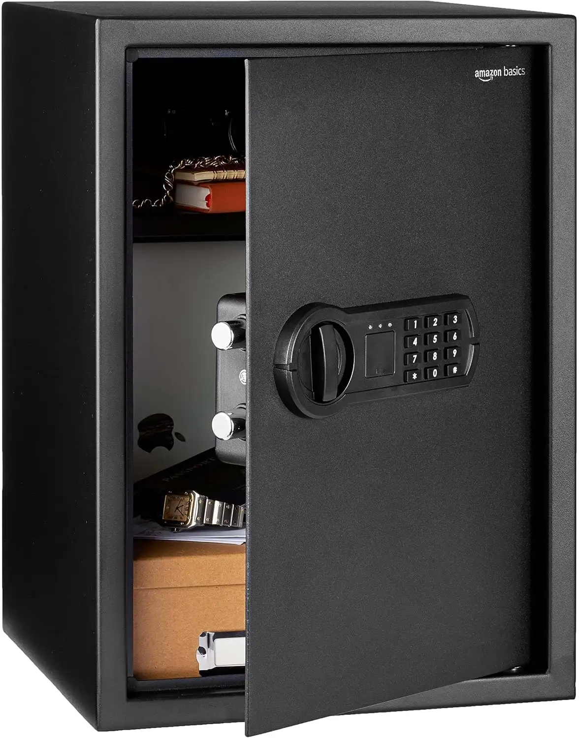 Caja fuerte Amazon Basics 51L electrónica