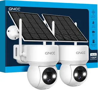 Pack 2 cámaras GNCC GW30 W30 solares exterior
